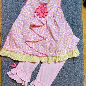 Candy Bean girls pink outfit